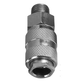 High Flow 1/4" x 1/4" BSPT Male Coupler