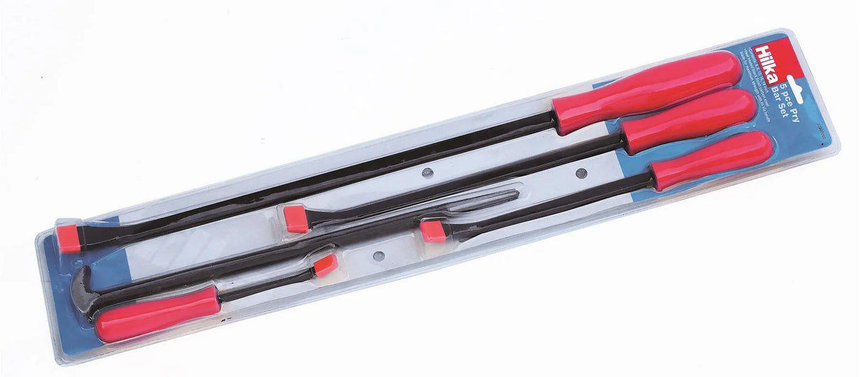 Hilka 5pc Pry Bar Set Hi Viz Handle