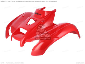 Honda Front Fender | 61105-HP5-660ZB - Fits TRX420FE/FM FourTrax 4WD (2007)