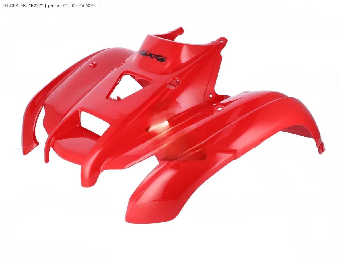 Honda Front Fender | 61105-HP5-660ZB - Fits TRX420FE/FM FourTrax 4WD (2007)