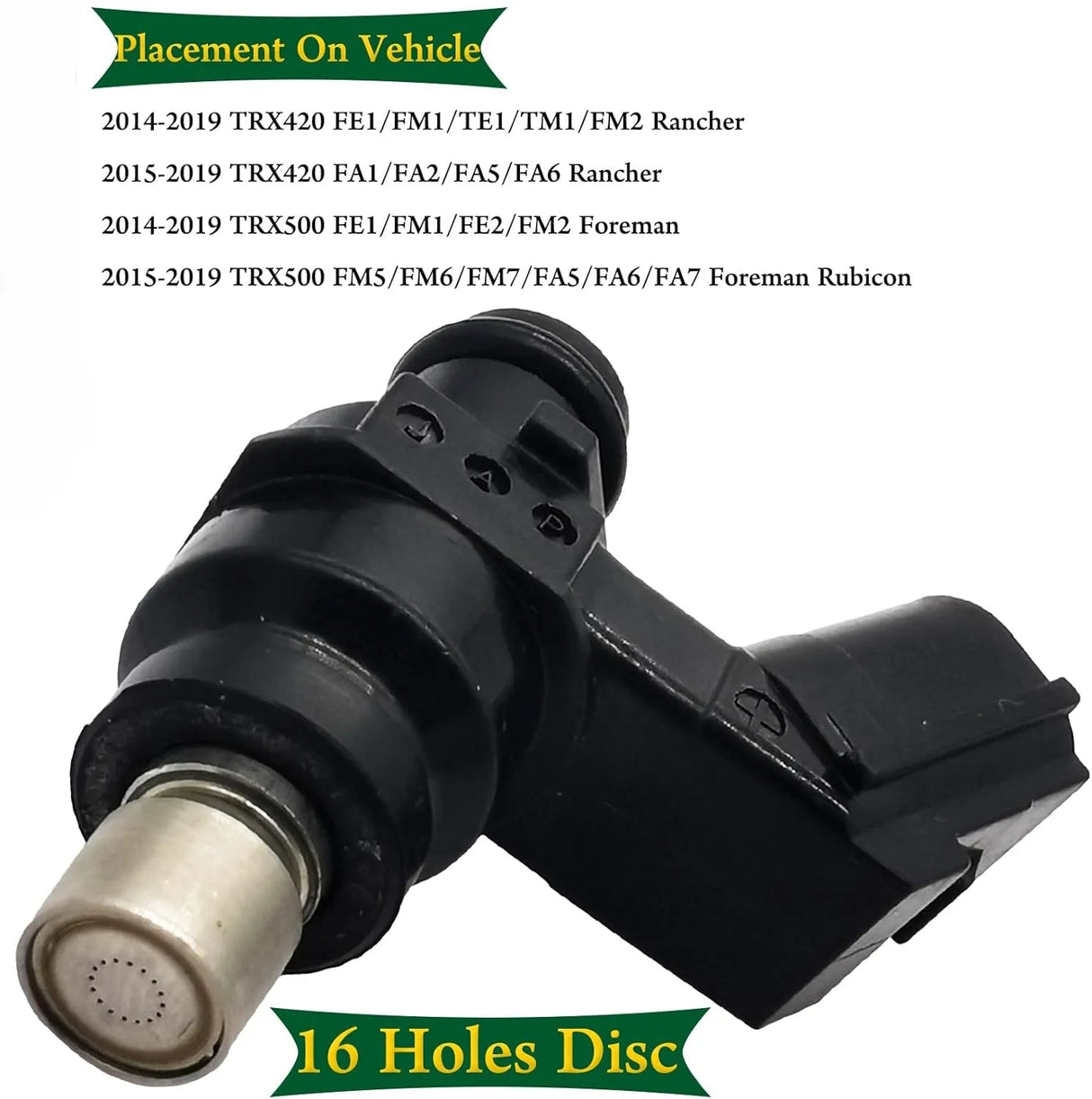 Honda Genuine Fuel Injector  16450-HR3-A43 for TRX420, TRX500, TRX520 & SXS Models (2014-2023)