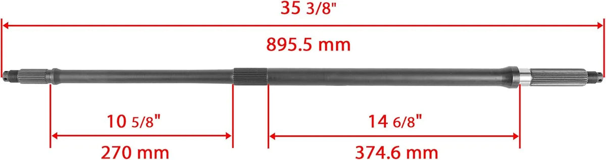 Honda TRX520 FE/FM Rear Axle | 42311-HR3-A20 – Compatible with Mono Shock Models (2020-2024)