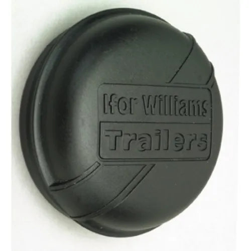 Ifor Williams 75mm Dust Cap - Black Hub Cap with Logo (IWHC73)