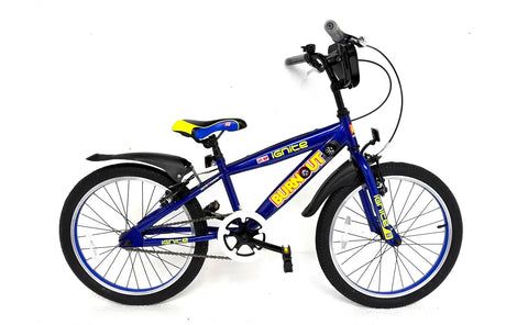Ignite Burnout 20 Boys Bike - 7-10 Years | Steel Frame Kids Bike with Number Plate
