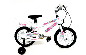 IGNITE Cosmic 12" Wheel Girls Bike - White | Fun & Stylish Bicycle