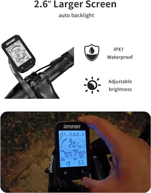 iGPSPORT BSC100S Bike Computer - GPS, Bluetooth, ANT+, 40H Battery, Waterproof