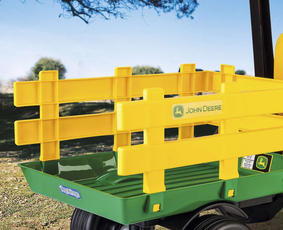 Peg Perego John Deere Ground Loader & Stake Side Trailer