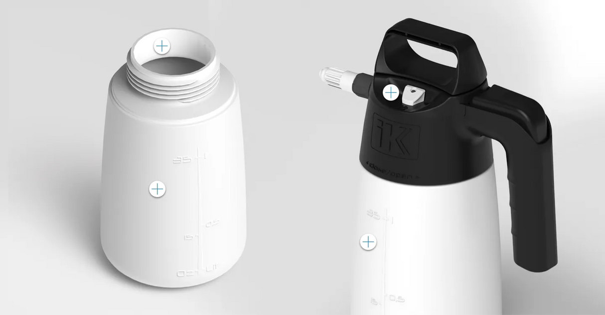 IK Multi 1.5 Hand Pressure Sprayer | Acid & Chemical Resistant Sprayer for Professional Use