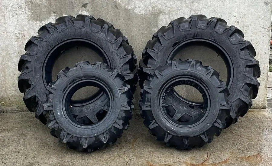x2 13.6 x 24 Rear Agri TYRES + x2 9.5x 16 Front Agri TYRES to suit L series