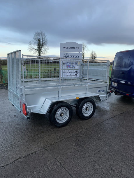 M-Tec 8ft x 4ft 2" Twin Axle Trailer
