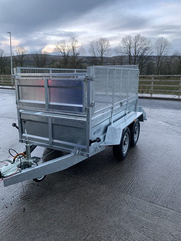 M-Tec 8ft x 4ft 2" Twin Axle Trailer