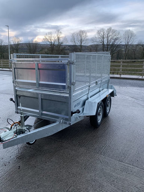 M-Tec 8ft x 4ft 2" Twin Axle Trailer