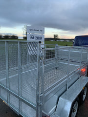 M-Tec 8ft x 4ft 2" Twin Axle Trailer