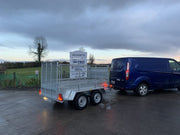 M-Tec 8ft x 4ft 2" Twin Axle Trailer