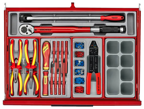 Teng Tools 26" PRO35 Mega Master tool kit 1033 pieces red