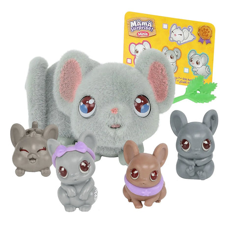 Little Live Pets Mama Surprise Mini Toy Figure Mouse - Blue