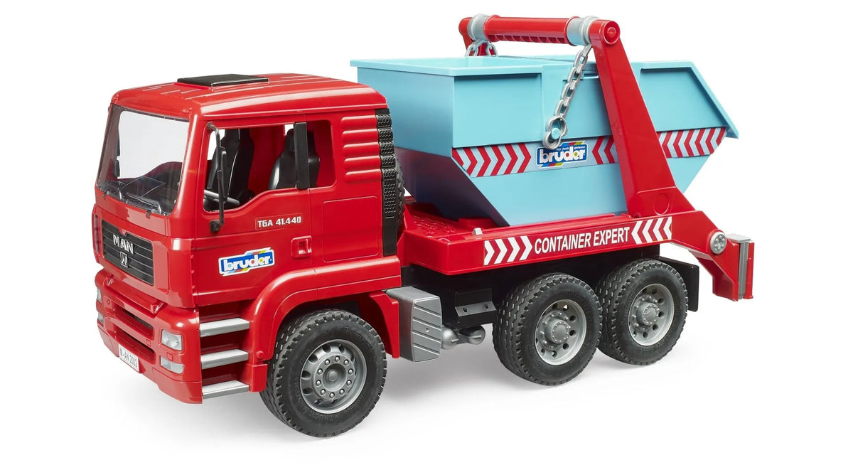 Bruder MAN TGA Skip Container Loader