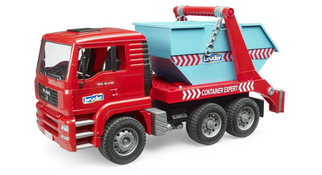 Bruder MAN TGA Skip Container Loader