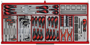 Teng Tools 37" PRO35 Roller Cabinet Tool Kit 595 Pieces Red