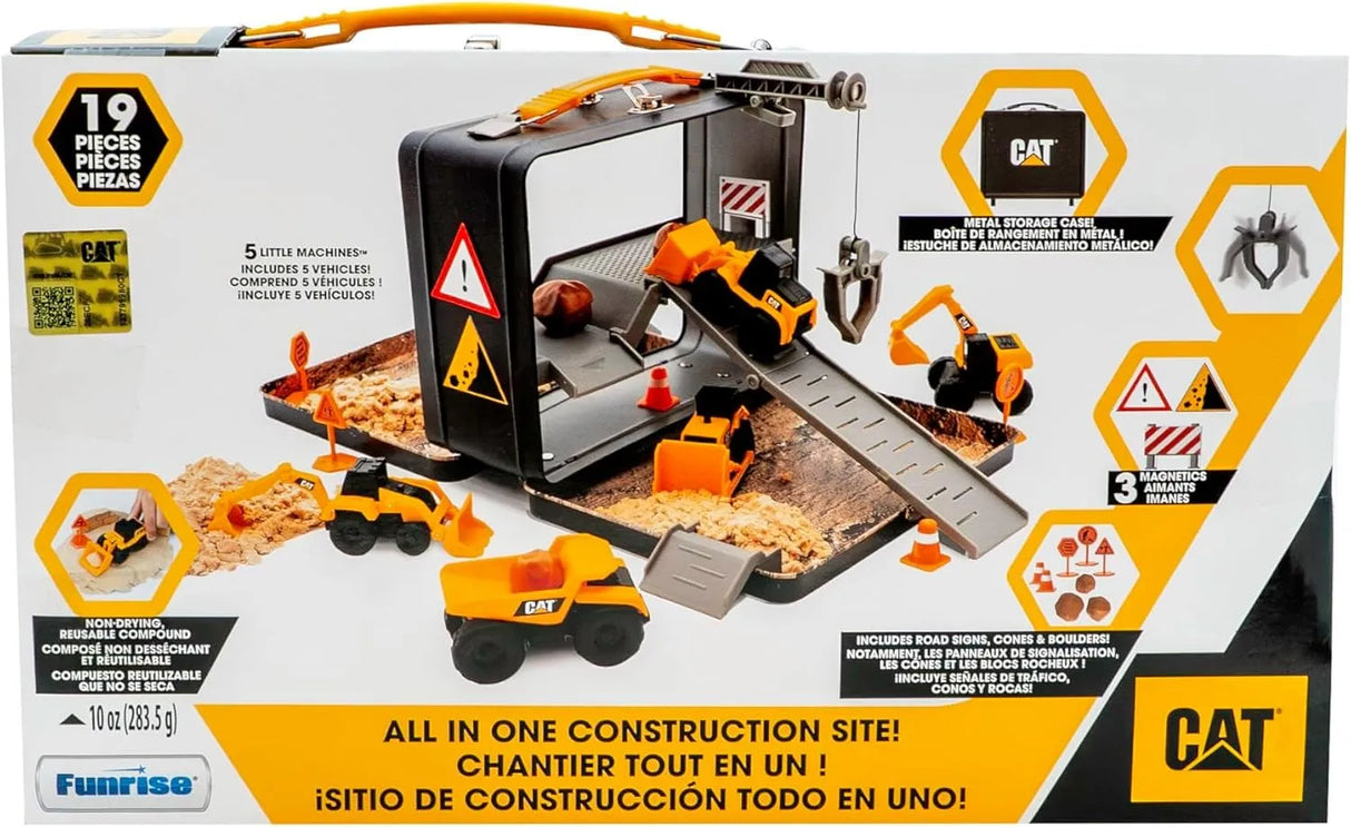 CAT Little Machines Store N GO Playset + Compound