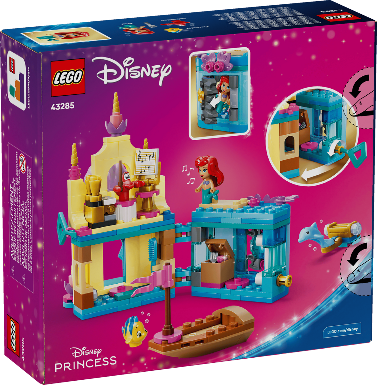 LEGO Disney 43285 Ariels Magical Mini Palace