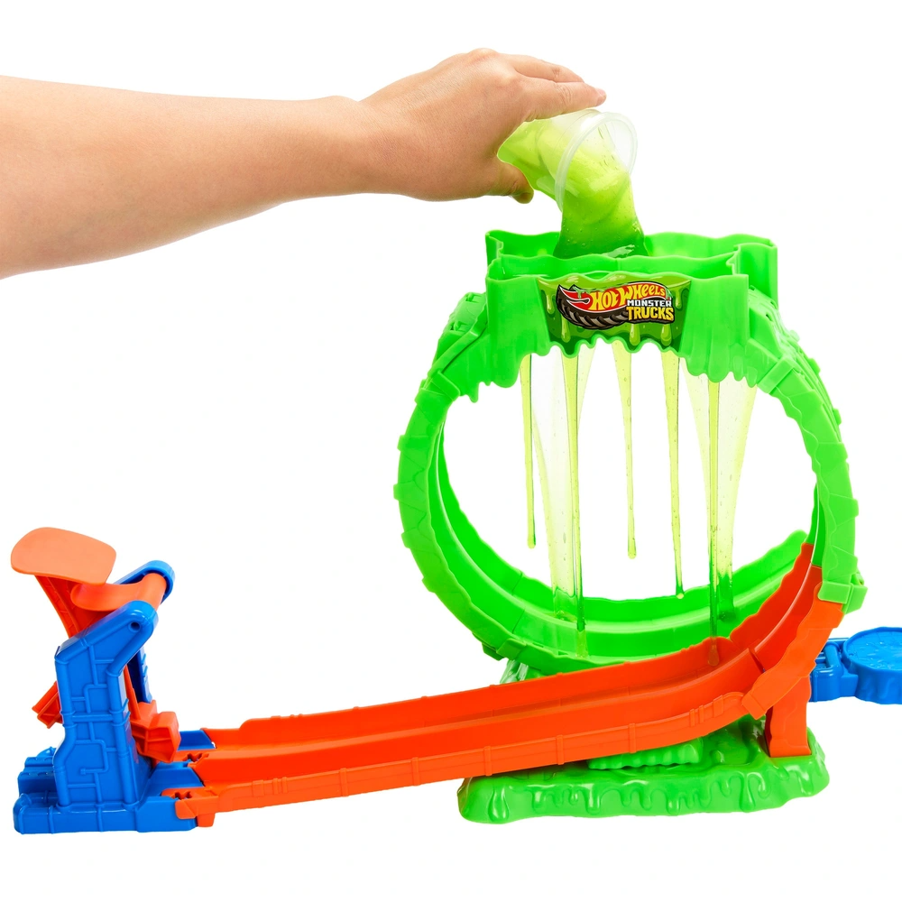 Hot Wheels Monster Trucks Mutant Chaos Loop Challenge Playset