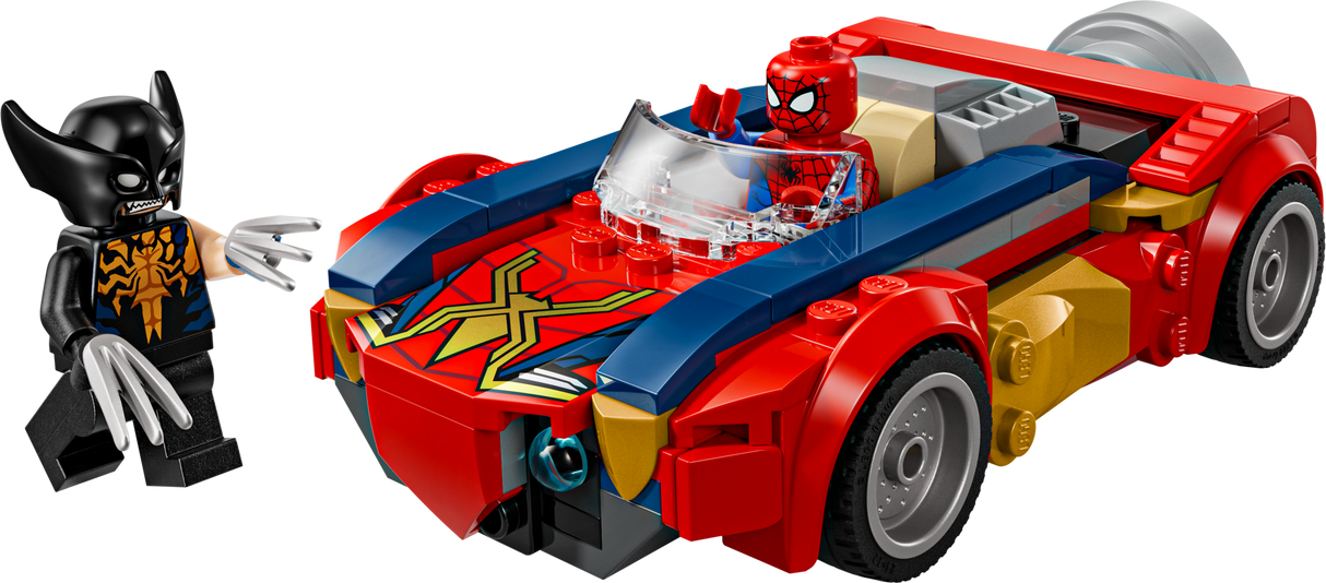LEGO Marvel 76336 Spider-Man Car vs. Venomized Wolverine