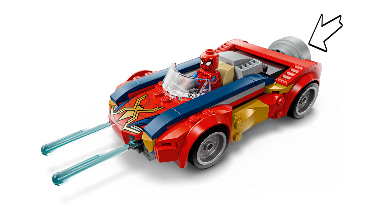 LEGO Marvel 76336 Spider-Man Car vs. Venomized Wolverine
