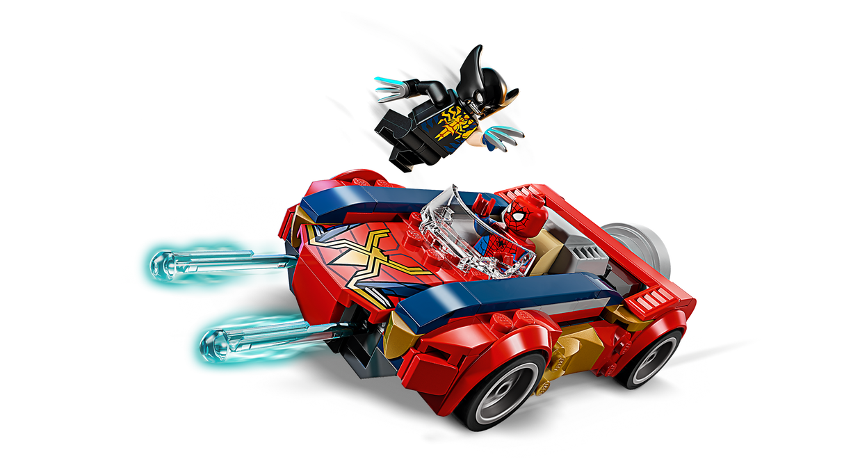 LEGO Marvel 76336 Spider-Man Car vs. Venomized Wolverine
