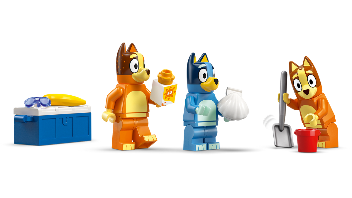 LEGO Bluey 11202 Blueys Beach & Family Car Trip