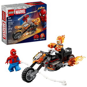 LEGO Marvel 76335 Spider-Man vs. Ghost Rider Motorcycle