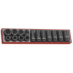 Teng Tools 3/4" Drive Impact Socket Set (15Pcs)
