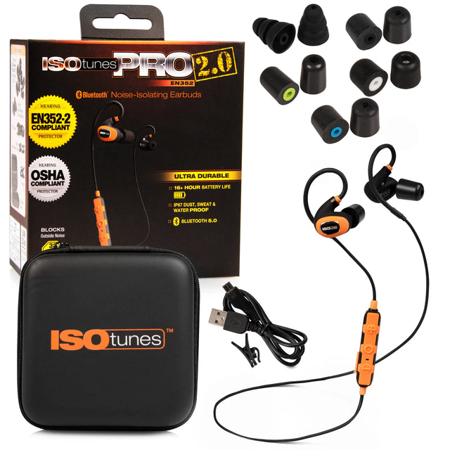 ISOtunes Pro 2.0 In-Ear Hearing Protection with Bluetooth