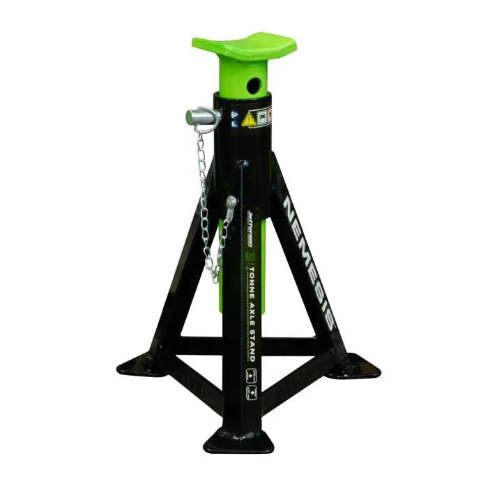 Nemesis 3 Tonne Axle Stands (Pair) - Heavy-Duty Support for Vehicle Maintenance