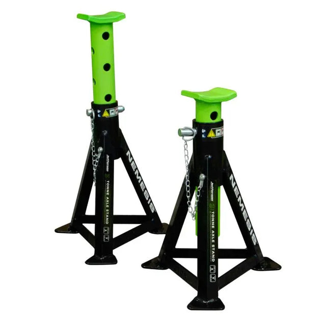 Nemesis 3 Tonne Axle Stands (Pair) - Heavy-Duty Support for Vehicle Maintenance