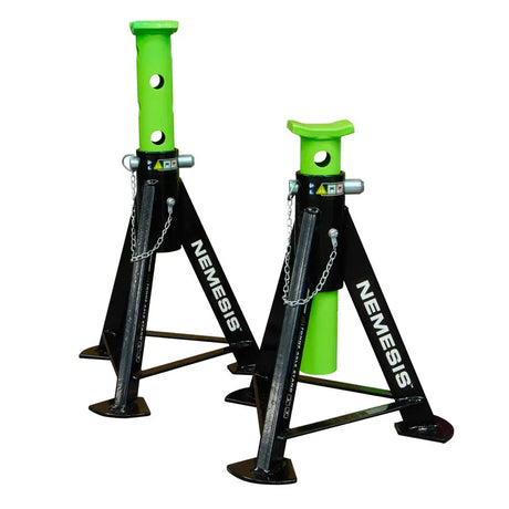Jefferson Nemesis 6-Tonne Axle Stands (Pair) | Heavy-Duty Pin-Lock Design