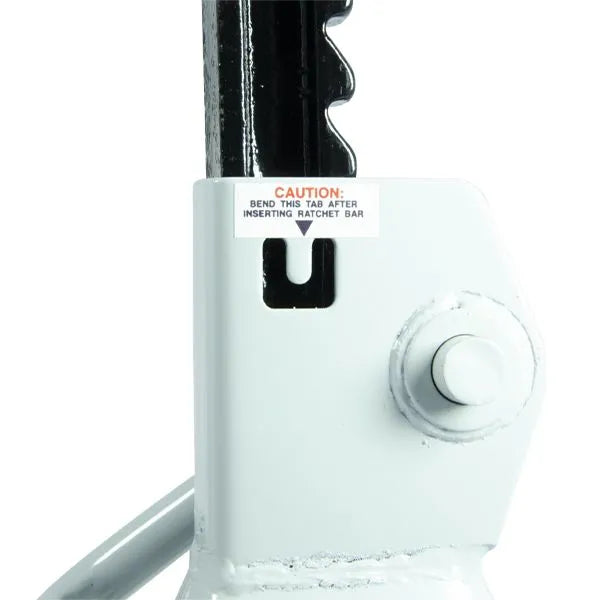 Jefferson 2 Tonne Axle Stands (Pair) - Heavy-Duty Ratchet Type with Cast-Iron Support