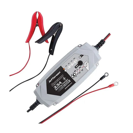 3.5A Battery Charger - 6V/12V | Smart Charging for Lead-Acid Batteries | IP54