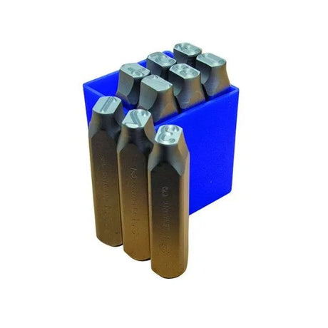 Jefferson 10mm 9 Piece Number Punch Set