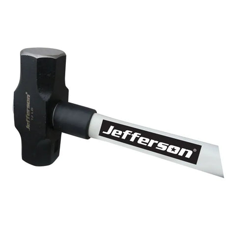 Jefferson 14lb Sledge Hammer - Fibreglass Shaft with Rubber Grips, Heavy Duty