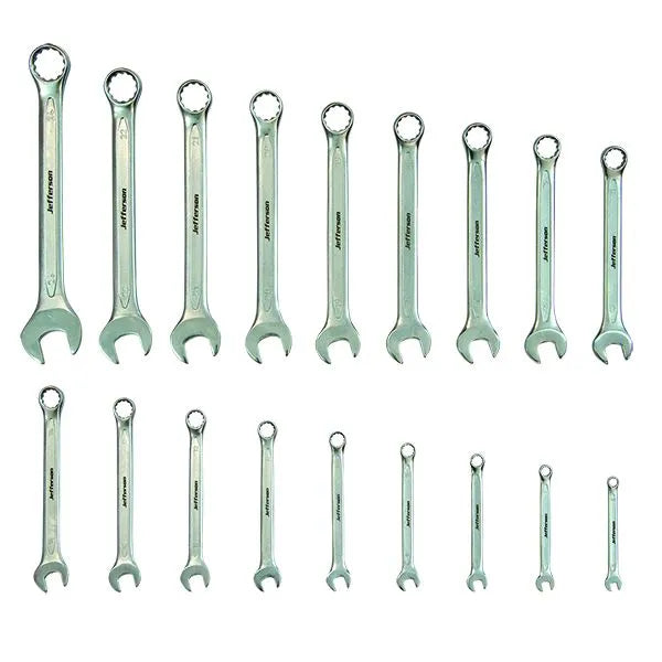 Jefferson 18Piece Combination Spanner Set