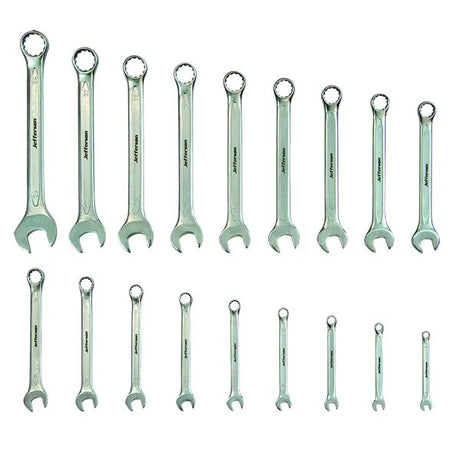 Jefferson 18Piece Combination Spanner Set