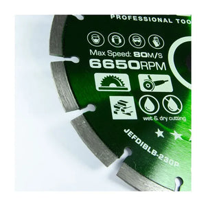 Jefferson 230mm Diamond Blade Professional (Green) 