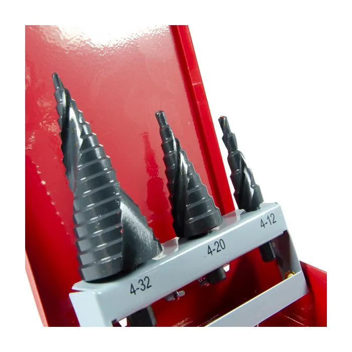 Jefferson 3 Piece M2 Step Drill Set