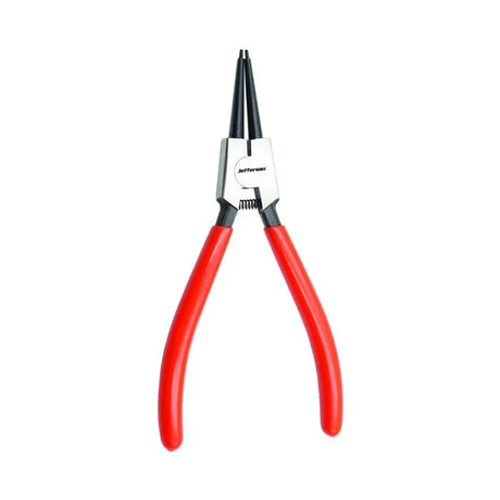 Jefferson 4 Piece 7" Circlip Pliers Set - High Carbon Steel with Red Rubber Handles