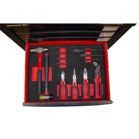 Jefferson 7-Drawer Professional Tool Chest | 146-Piece Tool Kit | Heavy-Duty Storage