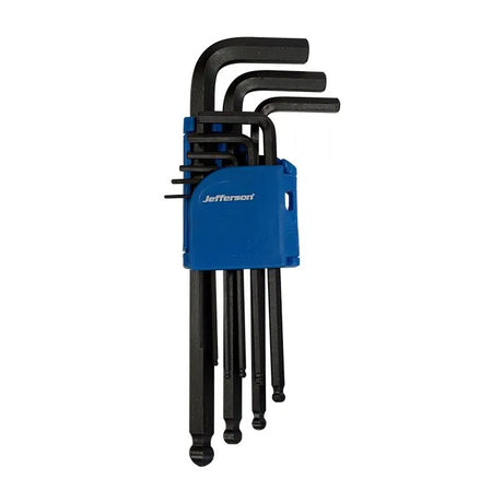 Jefferson 9 Piece Metric Ball-Hex Key Set 