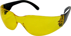 Jefferson Amber Frameless Safety Glasses