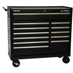 Jefferson Black 12 Drawer Bottom Mobile Tool Chest 