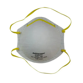 Jefferson FFP1 Mask - 20 Pack, Moulded Design with Adjustable Nose Clip